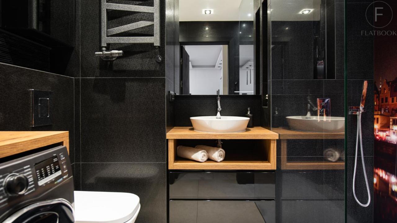 Flatbook Apartments Waterlane Island Spa With Riverview Gdańsk Eksteriør bilde